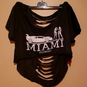 Surf style crop tank